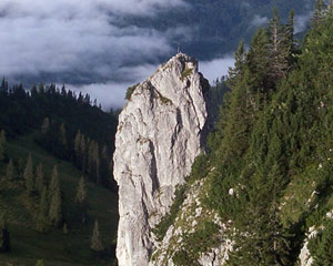 Roßsteinnadel von Tegernseer Hütte
