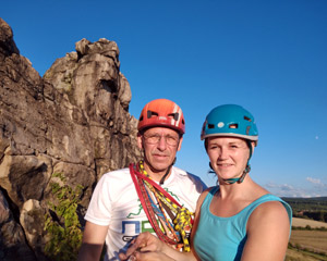 Klettern an der Teufelsmauer