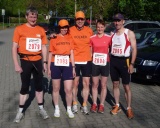 Unser Team vor dem Start, ganz links der damalige Laufneuling Dirk Wiesner - Der Zittauer Gebirgslauf