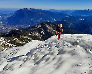 Im Septemberschnee 2022 im Aufstieg auf die Alpspitze