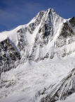 Großglockner Nordwand, aus Blickrichtung von der Oberwalderhütte