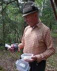 Peters erster Geocache bei Bielatal