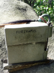 Furz, das Gipfelbuch mit einer sehr originellen Beschriftung