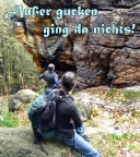 Außer gucken ging da nichts - ein verregnetes Kletterwochenende!