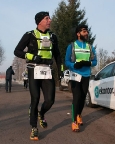 Ultramaraton Zielonogórski Nowe Granice, mit Malik Abdullah bei km 24