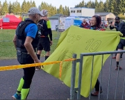 Zieleinlauf meines 40. Supermarathons beim GutsMuhts-Rennsteiglauf