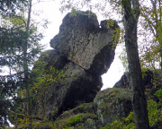 Silberrücken, Gipfelkopf dieser Quacke neben der Rübezahlwand
