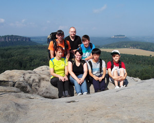 Gohrisch Aussicht zur Festung Königstein 